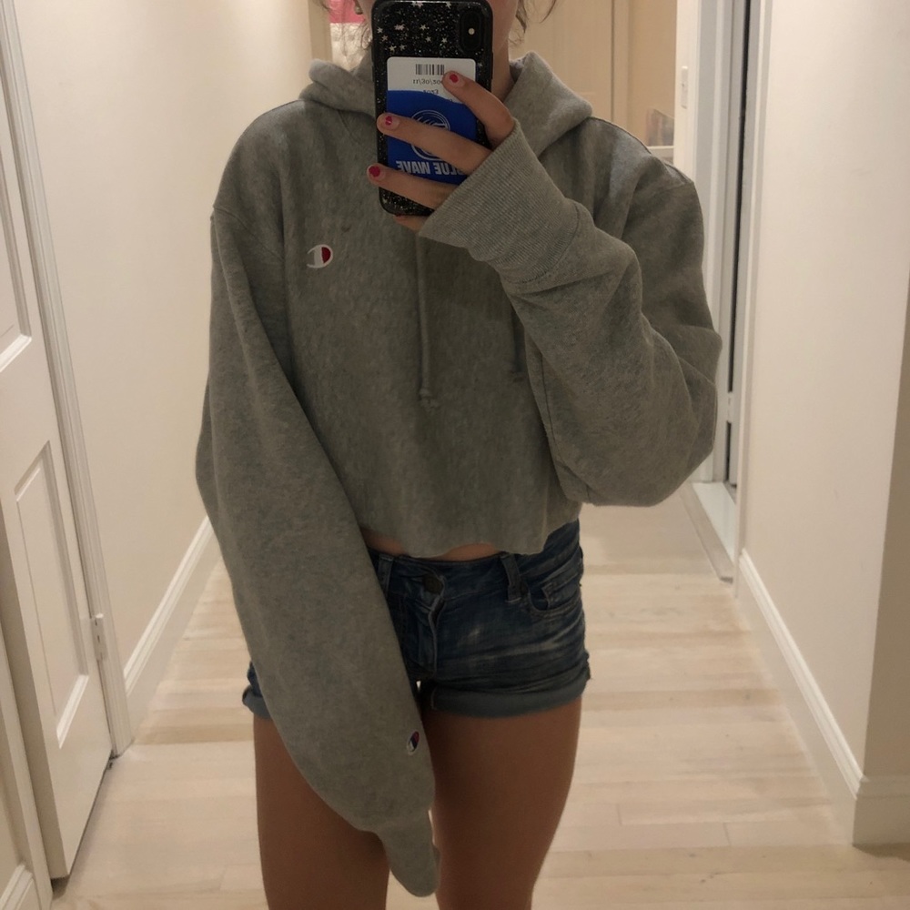 Cropped hoodie